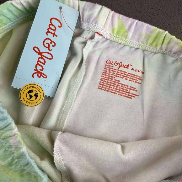 Girls Legging, Cat & Jack, Size XL (14-16) Multicolored Pastels - Picture 2 of 8